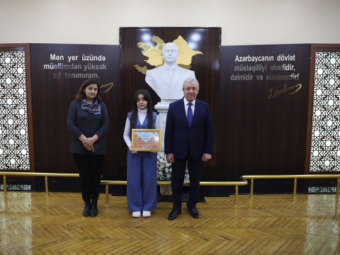 GDU-nun tələbəsi bədii qiraət müsabiqəsində uğur qazandı - FOTO