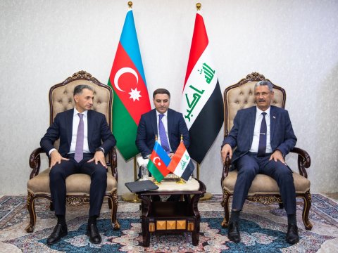 Rəşad Nəbiyev İraqın Baş nazirinin müavini ilə görüşdü