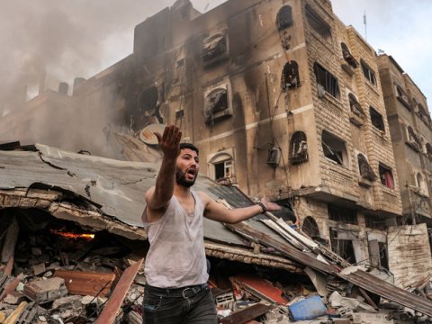 Qəzzada ölənlərin sayı 17 mini keçib 