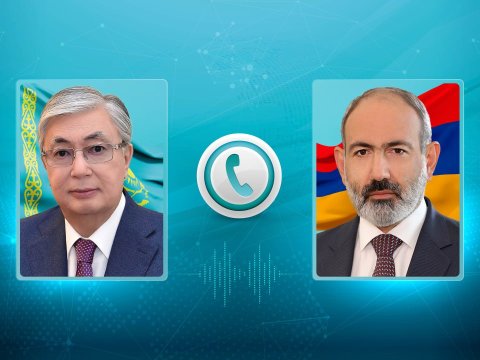 Paşinyan Tokayevlə danışıqlar apardı