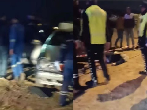 Saray yolunda ağır qəza - Yaralılar var 