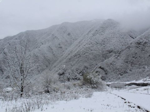 Şahdağa qar yağdı - FAKTİKİ HAVA
