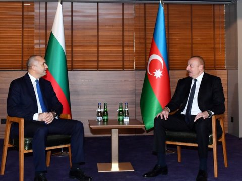 İlham Əliyev Rumen Radev ilə GÖRÜŞDÜ