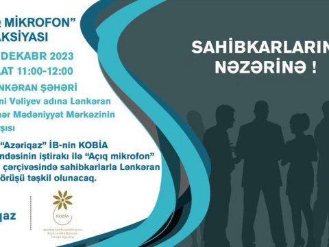 “Azəriqaz”ın sahibkarlarla növbəti görüşü Lənkəranda keçiriləcək