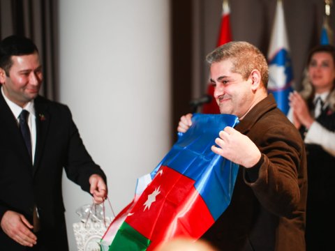 Sloveniyada Heydər Əliyevin 100 illiyi qeyd edildi - FOTO