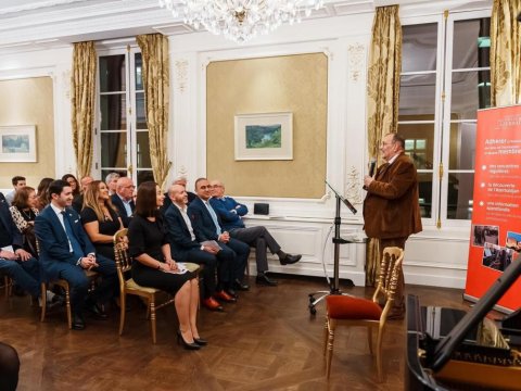 Parisdə Heydər Əliyevin 100 illik yubileyi münasibətilə konsert keçirilib - FOTO