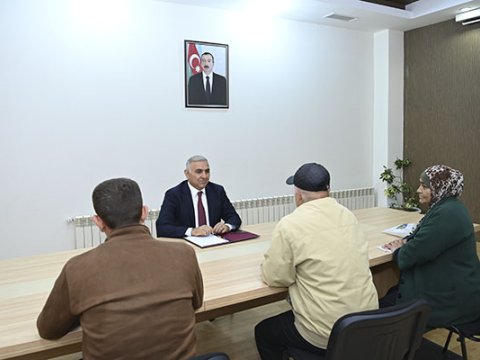 Vüqar Əhmədov Lənkəranda vətəndaşları qəbul etdi