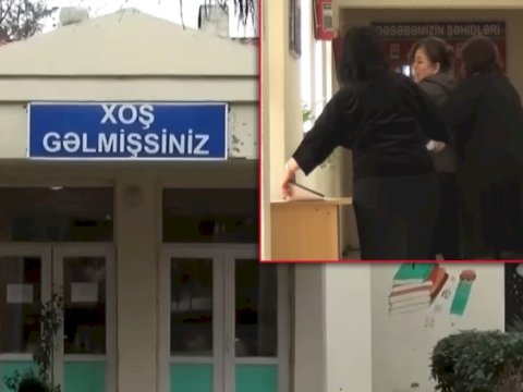Məktəb direktoru müəllimi döyüb? - VİDEO