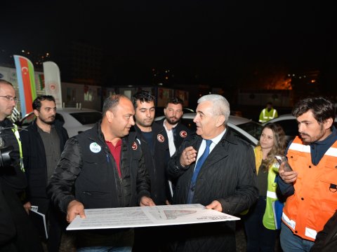 Komitənin nümayəndələri Kahramanmaraşda salınan Azərbaycan məhəlləsində - FOTO