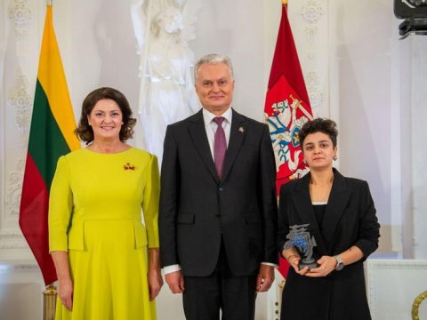 Diaspor təşkilatının rəhbərinə “Litvanın Gücü” mükafatı verildi