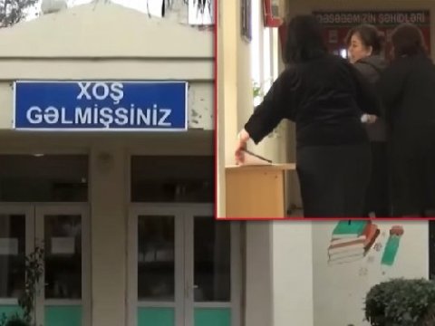 Məktəb direktoru müəllimi döyüb? - Rəsmi AÇIQLAMA
