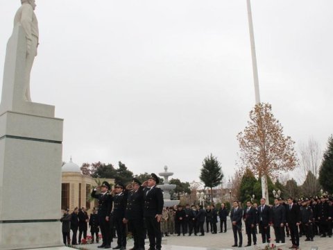 Goranboyda Heydər Əliyevin anım günü qeyd edildi - FOTO