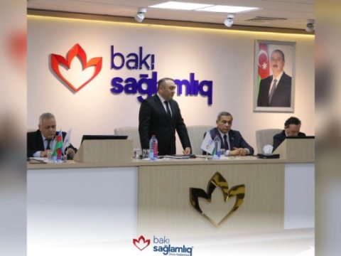 Bakı Sağlamlıq Mərkəzində Ulu Öndərə həsr olunmuş tədbir keçirildi - FOTOLAR
