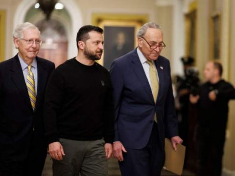 Zelenski ABŞ-də partiya liderləri ilə görüşdü