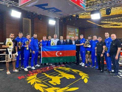 Berlində kikboksinq üzrə turnir keçirilib - FOTO