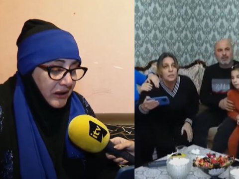Hüseyn və Aqşinin analarının sevinci - VİDEO