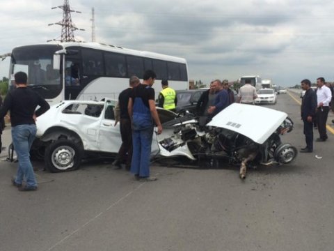 Cəlilabadda ağır qəza - Ölənlər var