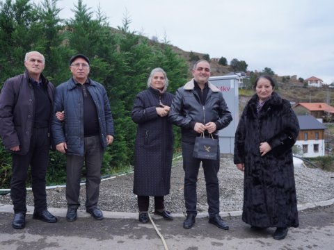 Daha 20 laçınlı ailəyə evlərin açarları verildi - FOTO