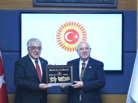 Türkiyə və Azərbaycan parlament dostluq qrupunun üzvləri görüşdülər - FOTOLAR