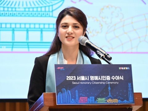 Qarabağ əsilli diaspor fəalına Seul şəhərinin fəxri vətəndaşı adı verildi