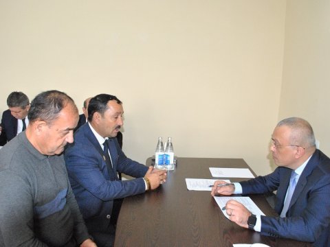 Zaur Mikayılov Masallıda vətəndaşları qəbul edib