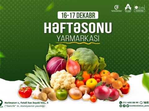 Həftəsonu “Kənddən Şəhərə” yarmarkası keçiriləcək