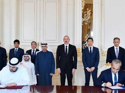 Azərbaycanla BƏƏ arasında sənədlər imzalandı