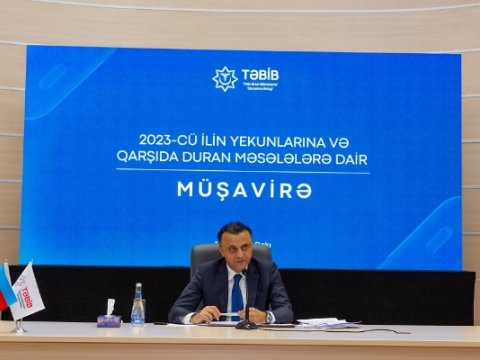 TƏBİB 2023-cü ilin yekunlarına dair müşavirə keçirdi - FOTOLAR
