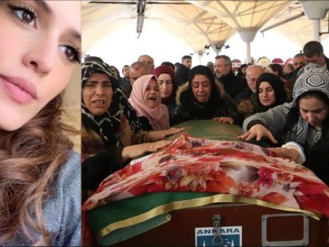 Keçmiş əri tərəfindən öldürülən xanımın tabutunu qadınlar daşıdı