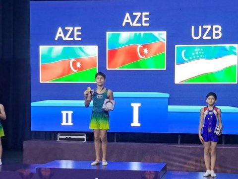 Gimnastlarımız beynəlxalq turnirdə növbəti medallarını qazandılar