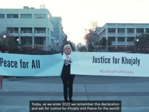 Kaliforniyada Xocalı aksiyası keçirilib