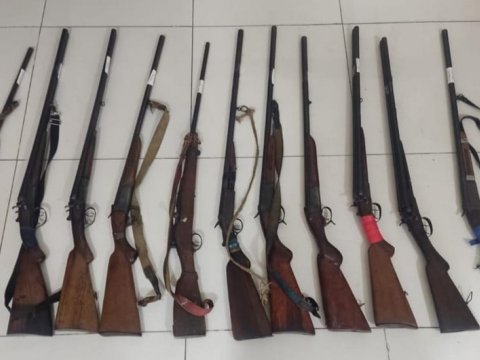 Cəlilabadda qanunsuz silahlar təhvil götürüldü