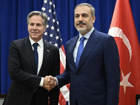 Hakan Fidan Blinkenlə F-16, Qəzza və İsveçdən danışdı