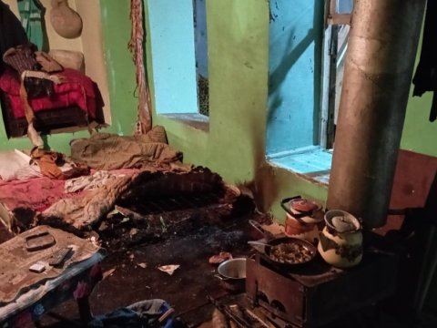 Qaz balonu partladı - Ər-arvad yaralandı