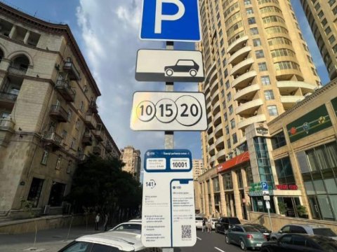 Azərbaycanda 17 mindən çox parklanma yeri təşkil olunub