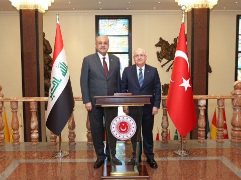 Yaşar Güler iraqlı həmkarı ilə görüşdü - FOTOLAR