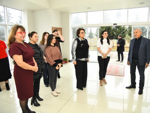 Elm və Təhsil Nazirliyinin məsul əməkdaşları BMU-da olublar - FOTO