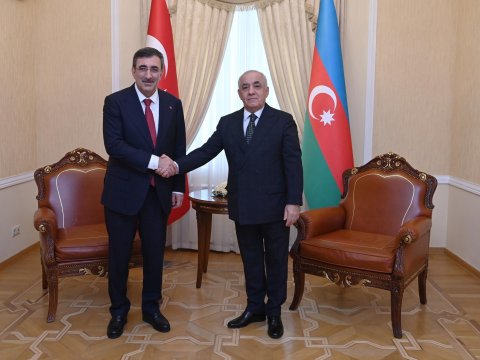 Əli Əsədov Türkiyənin vitse-prezidenti ilə görüşdü - FOTO