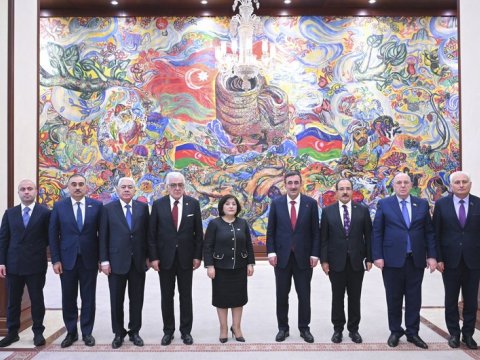 Spiker Türkiyənin vitse-prezidenti ilə görüşdü - FOTO