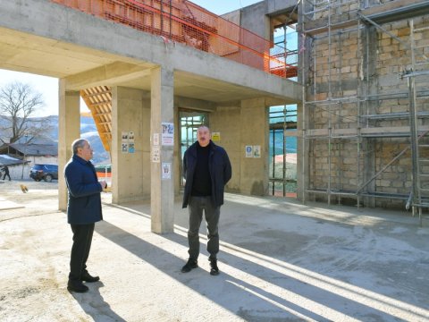 Daşaltı kənd məscidinin tikintisi ilə tanışlıq - FOTO