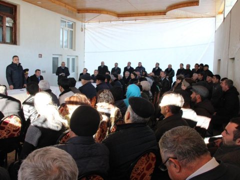 Goranboynun Şıxlar kəndində səyyar qəbul keçirilib - FOTO