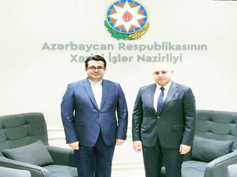 İran səfiri XİN-nin müavini ilə görüşdü