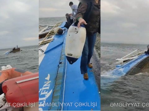 Batan qayıqdan xilas edilənlərin son vəziyyəti - AÇIQLAMA