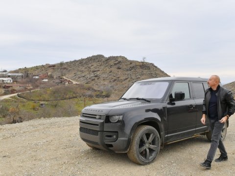 Prezident Pircamal kəndində oldu - FOTOLAR