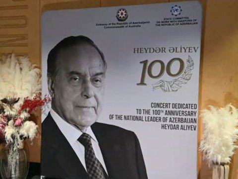 Sidneydə Heydər Əliyevin 100 illik yubileyi qeyd edildi