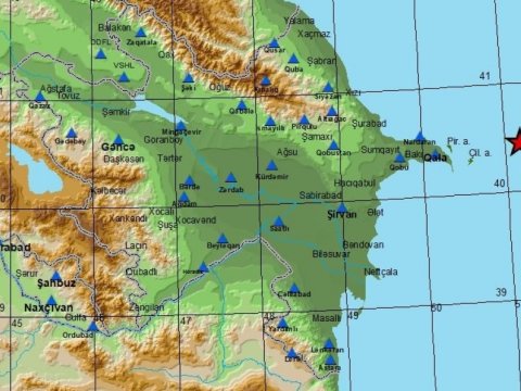 Xəzər dənizində ZƏLZƏLƏ 