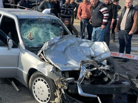 Bakı-Sumqayıt yolunda ağır qəza - 8 nəfər yaralandı