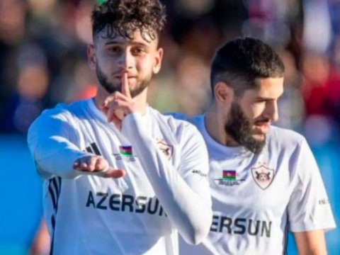UEFA Xankəndidəki matçdan paylaşım etdi - FOTO