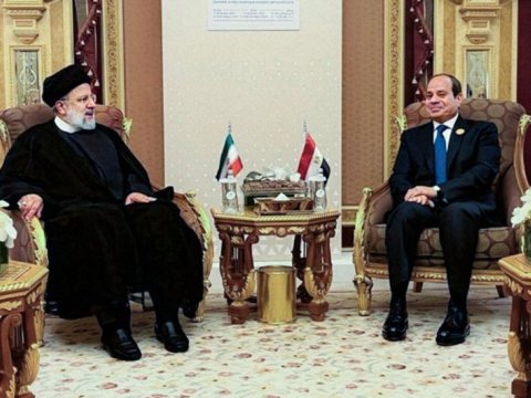 Rəisi Sisi ilə Qəzzadakı son vəziyyəti müzakirə etdi