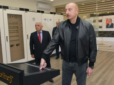 Prezident və birinci xanım Ağdamda